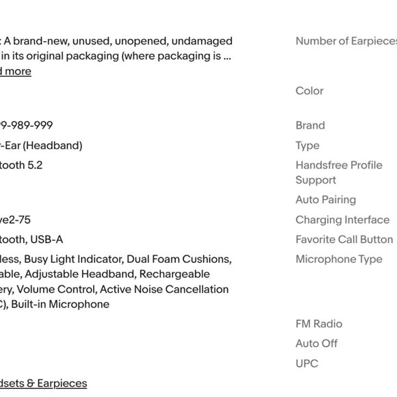 Jabra Evolve2 75 On-Ear Headphones - Black - Picture 12 of 13